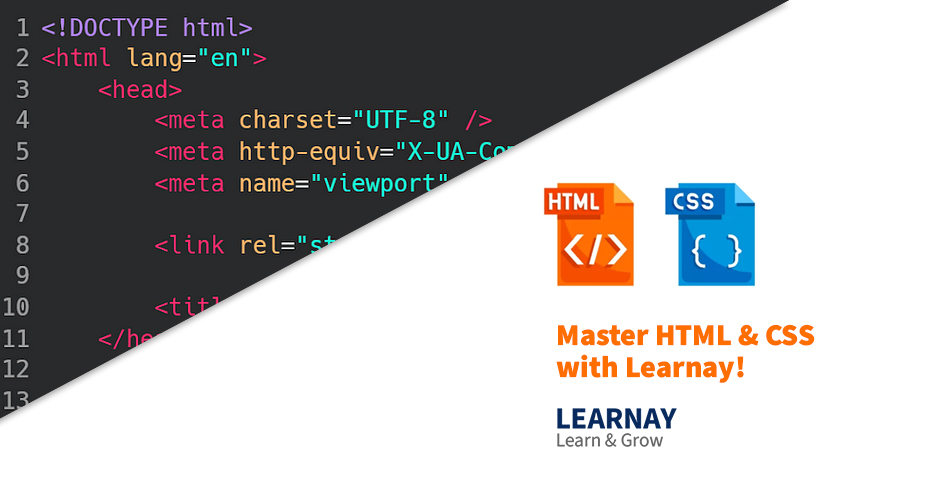 HTML and CSS Complete Course online at learnay